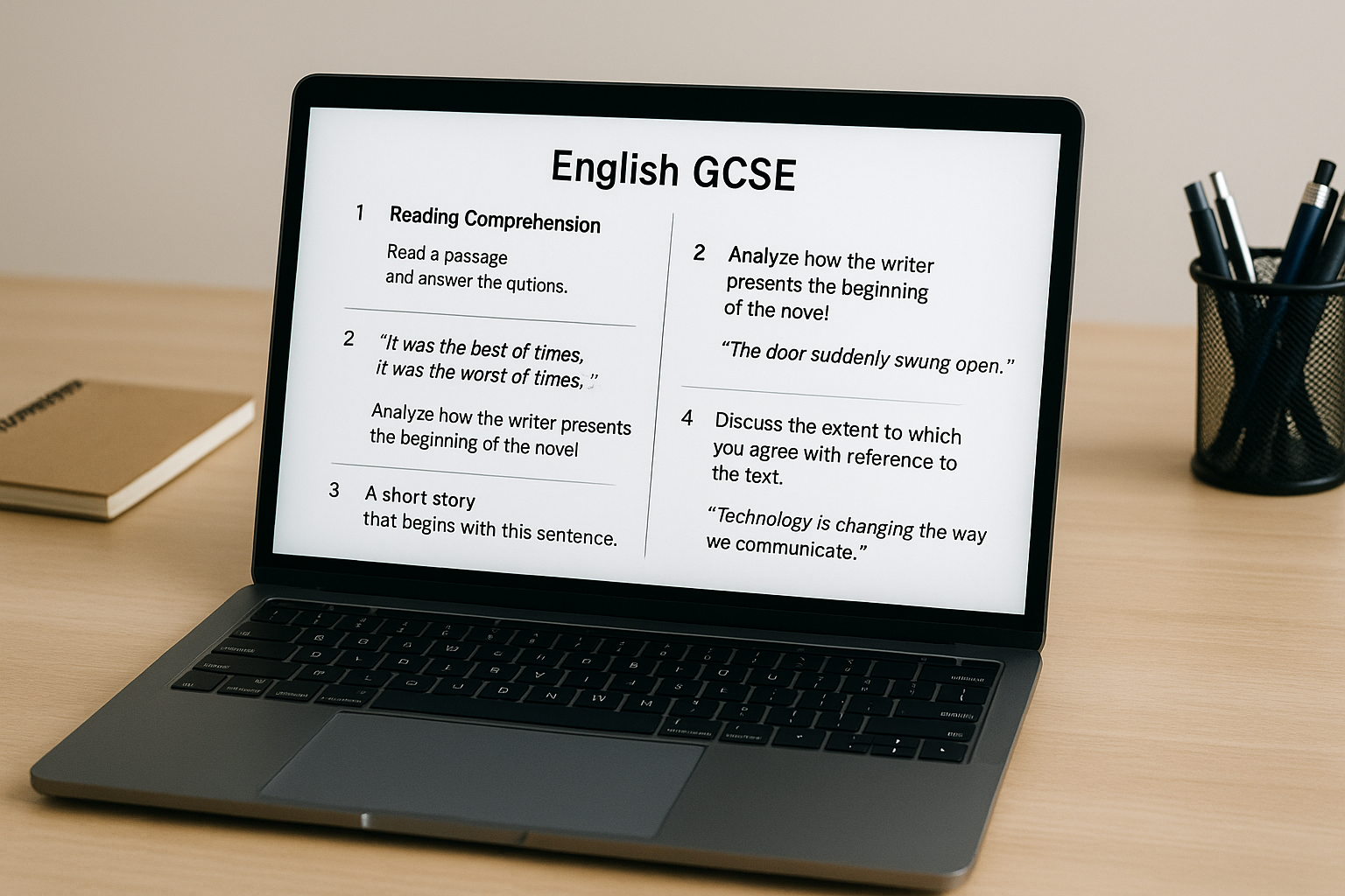GCSE English Language & Literature